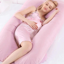Load image into Gallery viewer, Pregnancy Pillow Case Side Sleeper Pregnant Women Bedding Full Body U-Shape Cushion Cover Multi-functional Maternity Pillowcases